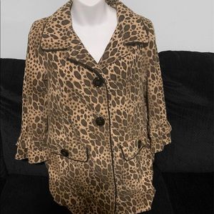 3/$79 H&M cheetah print peacoat